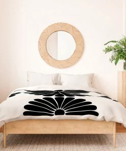 DYD BLACK RETRO DAISY I DUVET / COMFORTER
