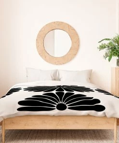 DYD BLACK RETRO DAISY I DUVET / COMFORTER
