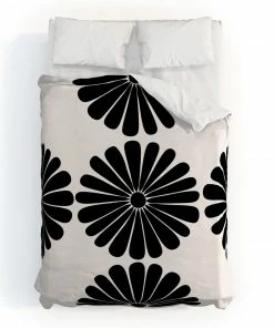 DYD BLACK RETRO DAISY I DUVET / COMFORTER