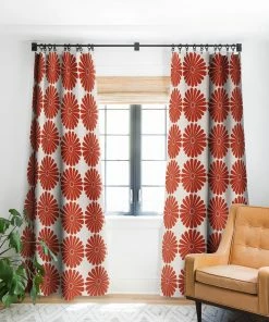 DYD RETRO DAISY III WINDOW CURTAINS WALL DECOR