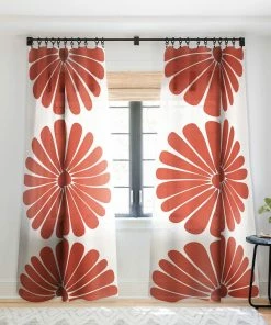 DYD RETRO DAISY III WINDOW CURTAINS WALL DECOR