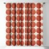 DYD RETRO DAISY III WINDOW CURTAINS WALL DECOR 1 DYD RETRO DAISY III WINDOW CURTAINS WALL DECOR