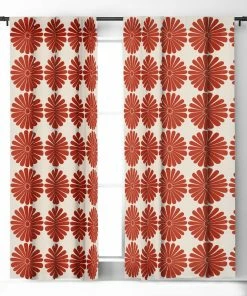 DYD RETRO DAISY III WINDOW CURTAINS WALL DECOR 10 DYD RETRO DAISY III WINDOW CURTAINS WALL DECOR