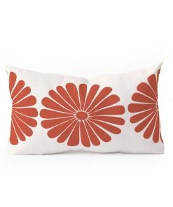 DYD RETRO DAISY THROW PILLOW BLACK