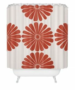 DYD RETRO DAISY III SHOWER CURTAIN BATH