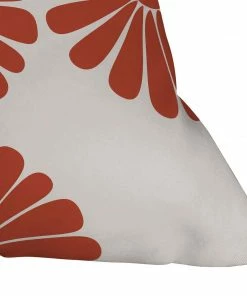 DYD RETRO DAISY THROW PILLOW BLACK