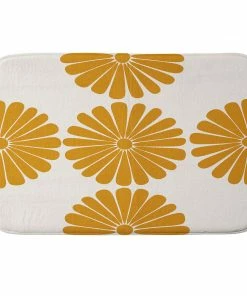 DYD RETRO DAISY V MEMORY FOAM BATH MAT