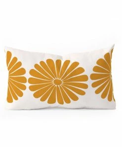 DYD BLACK RETRO DAISY THORW PILLOW