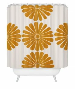DYD RETRO DAISY V SHOWER CURTAIN BATH