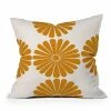 DYD BLACK RETRO DAISY THORW PILLOW