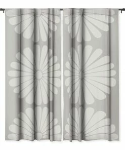 DYD WALL DECOR RETRO DAISY XI WINDOW CURTAINS