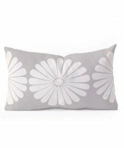 DYD RETRO DAISY THROW PILLOW BLACK