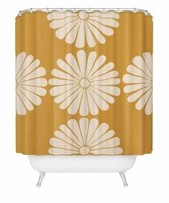 DYD RETRO DAISY XIX SHOWER CURTAIN BATH