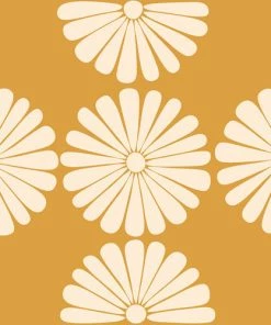 DYD RETRO DAISY XIX SHOWER CURTAIN BATH