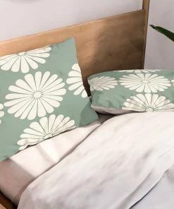 DYD SKY & WATER RETRO DAISY XX PILLOW SHAMS
