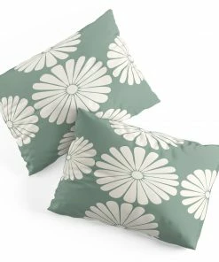 DYD SKY & WATER RETRO DAISY XX PILLOW SHAMS