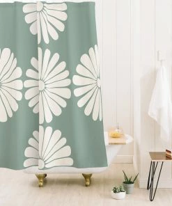 DYD RETRO DAISY XX SHOWER CURTAIN BATH