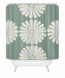DYD RETRO DAISY XX SHOWER CURTAIN BATH