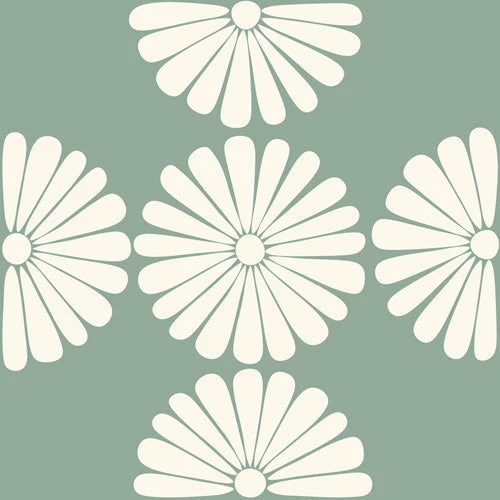 DYD RETRO DAISY XX SHOWER CURTAIN BATH 5 DYD RETRO DAISY XX SHOWER CURTAIN BATH