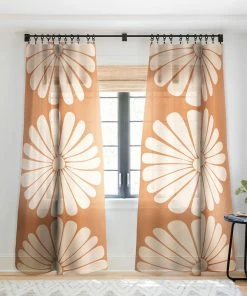 DYD WALL DECOR RETRO DAISY XXII WINDOW CURTAINS