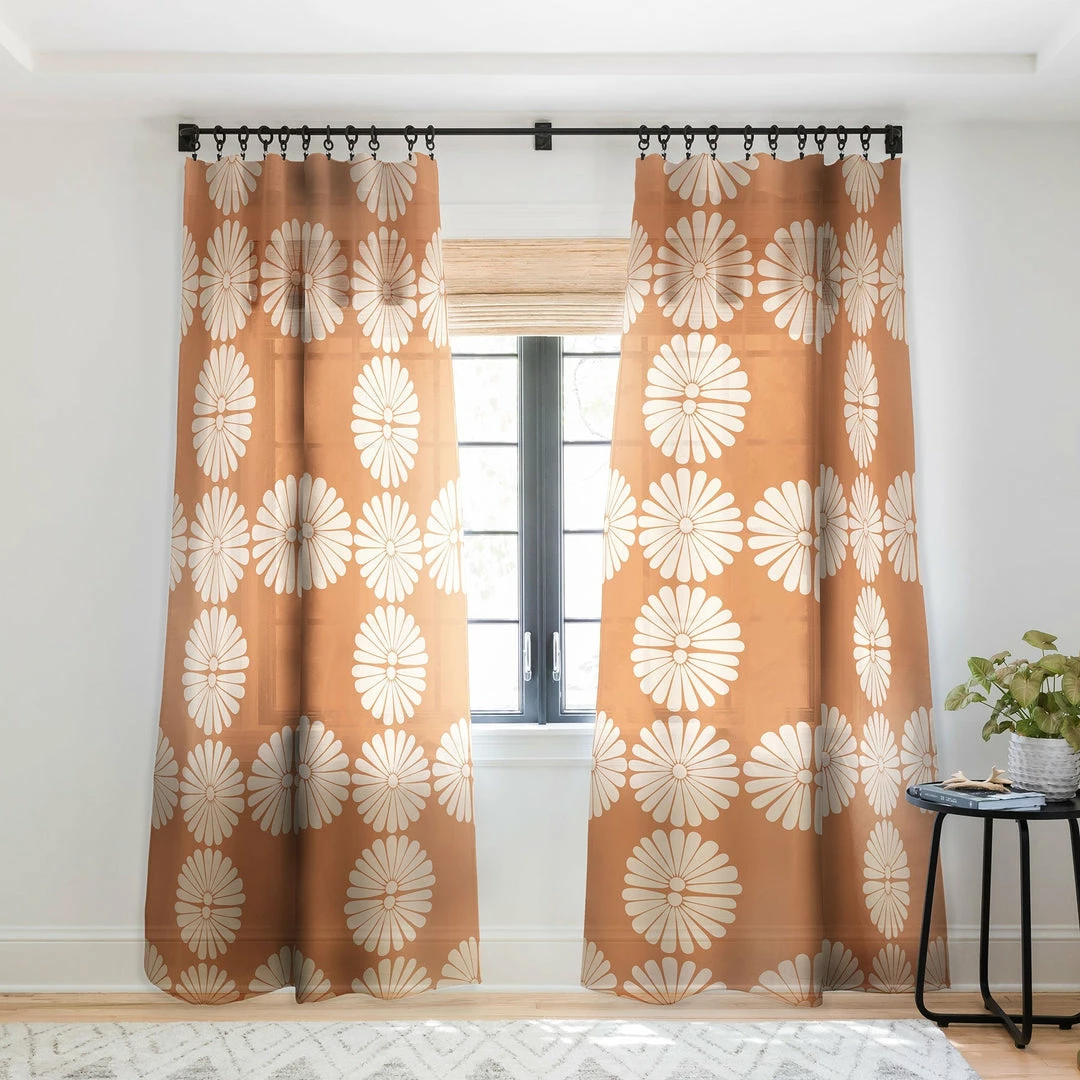 DYD WALL DECOR RETRO DAISY XXII WINDOW CURTAINS 7 DYD WALL DECOR RETRO DAISY XXII WINDOW CURTAINS