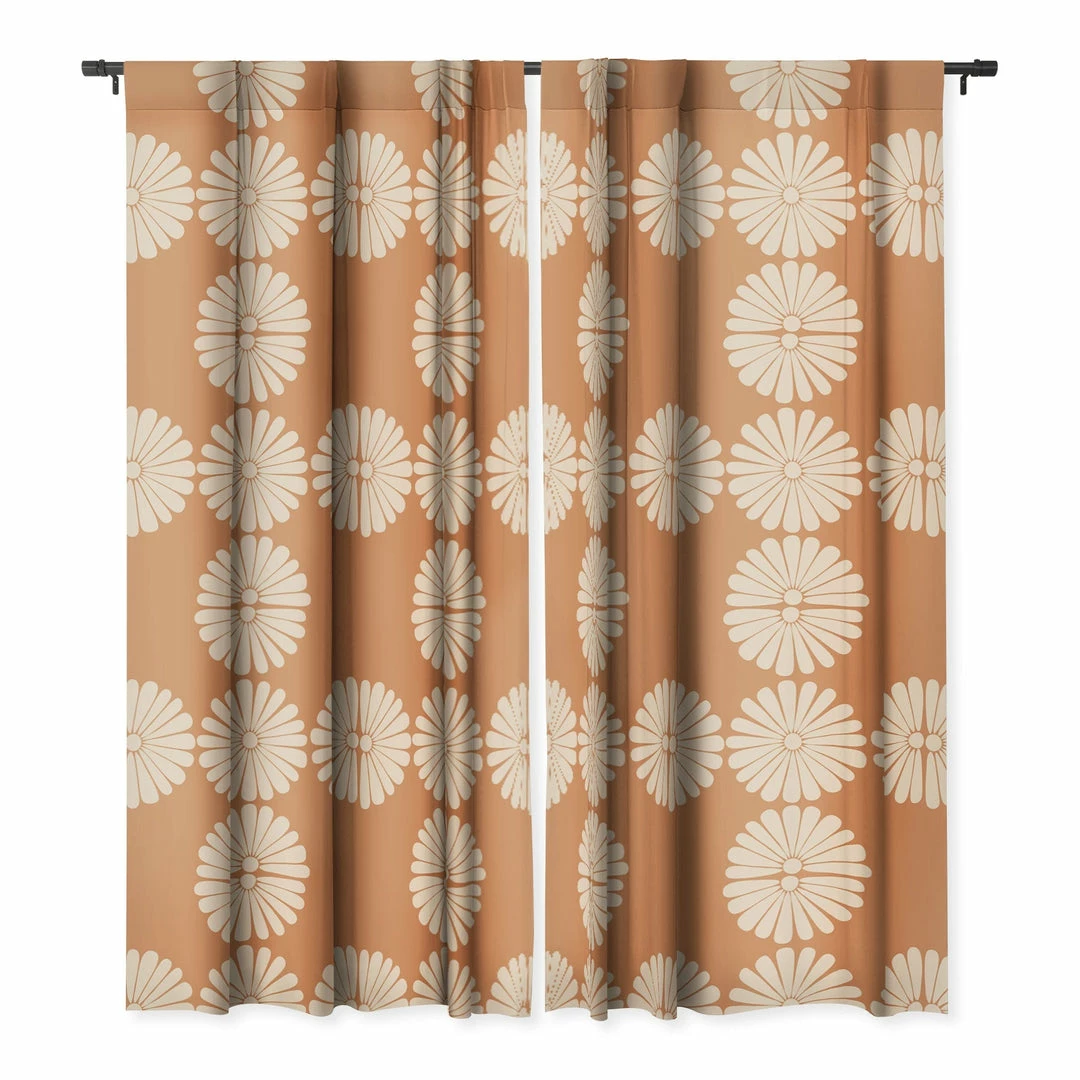 DYD WALL DECOR RETRO DAISY XXII WINDOW CURTAINS 3 DYD WALL DECOR RETRO DAISY XXII WINDOW CURTAINS