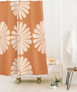 DYD BATH RETRO DAISY XXII SHOWER CURTAIN