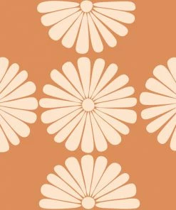 DYD BATH RETRO DAISY XXII SHOWER CURTAIN