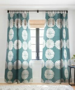 DYD RETRO DAISY XXIII WINDOW CURTAINS WALL DECOR