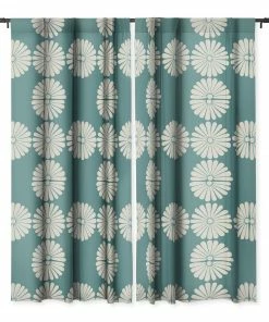 DYD RETRO DAISY XXIII WINDOW CURTAINS WALL DECOR
