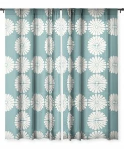 DYD RETRO DAISY XXIII WINDOW CURTAINS WALL DECOR