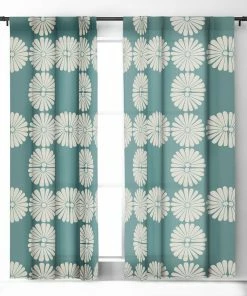 DYD RETRO DAISY XXIII WINDOW CURTAINS WALL DECOR