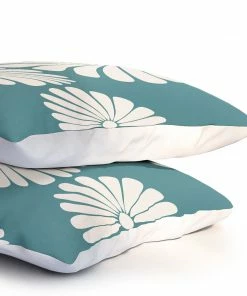 DYD SKY & WATER RETRO DAISY XXIII PILLOW SHAMS