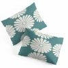 DYD SKY & WATER RETRO DAISY XXIII PILLOW SHAMS