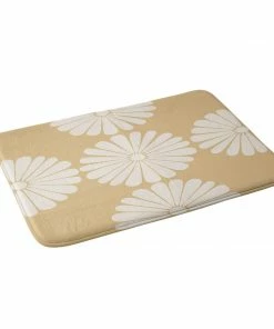 DYD RETRO DAISY XXIV MEMORY FOAM BATH MAT