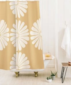 DYD RETRO DAISY XXIV SHOWER CURTAIN BATH