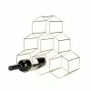 VK GOLD GEO COUNTERTOP WINE RACK