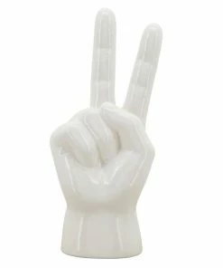 SB FAUNA WHITE PEACE SIGN HAND
