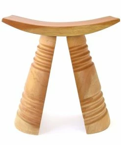 SW FAIR TRADE CEDRELA WOOD RING STOOL (GHANA)