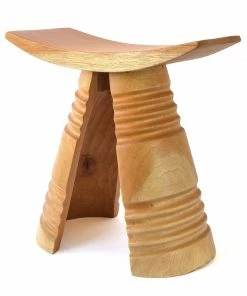 SW FAIR TRADE CEDRELA WOOD RING STOOL (GHANA)