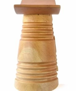 SW FAIR TRADE CEDRELA WOOD RING STOOL (GHANA)