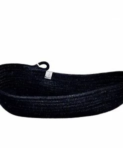 MM BLACK MIDNIGHT COTTON OVAL BASKETS (SOUTH AFRICA)