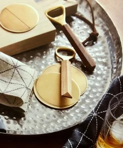 RO ENTERTAINING ANGLED WOOD BOTTLE OPENER