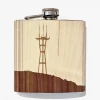 WOOD SF FLASKS COCKTAILS