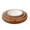 BH ENTERTAINING MANGO WOOD & ENAMEL NESTING BOWLS 2 BH ENTERTAINING MANGO WOOD & ENAMEL NESTING BOWLS