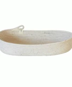 MM HYGGE IVORY COTTON OVAL BASKETS (SOUTH AFRICA)