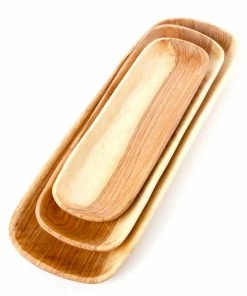 SW OLIVE WOOD SHALLOW TRAYS (KENYA)
