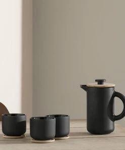 SND BLACK DANISH CUP & COASTER