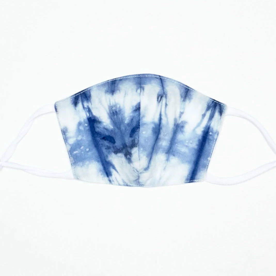 AN INDIGO DYED FACE MASK 4 AN INDIGO DYED FACE MASK