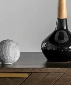 NL LIGHTING AVEDON WOOD NECK GENIE LAMP - 25